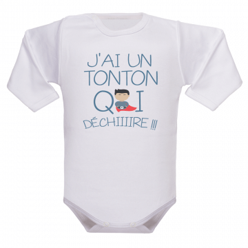 Un Body Ml Pour Bebe Accroc A Son Tonton