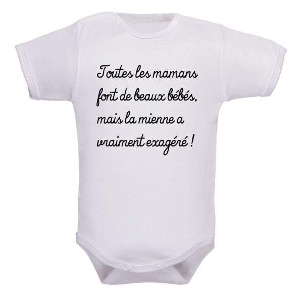 Bodies humour personnalisés pour bébé: idée cadeau originale!