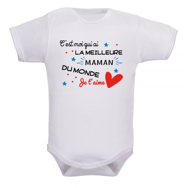 Body naissance Meilleure maman du monde : plein d'amour pour maman !